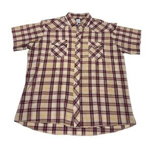 Wrangler Western Shirt Multicolor Plaid Size XXL